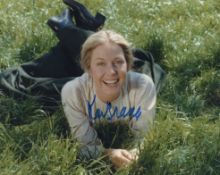 Little House on the Prairie colour 8x10 photo signed by actress Karen Grassle who played Caroline