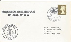 Ouistreham paquebot cover.