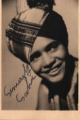 Sabu signed 6x4inch black and white photo.