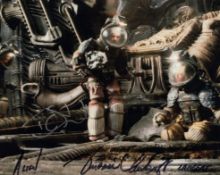 Alien cult sci-fi movie colour 8x10 photo signed by Tom Skerritt (Dallas) and Veronica Cartwright (