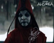 Star Wars Ahsoka colour 8x10 photo signed by actress Jeryl Prescott as Aktropaw, one of the Great