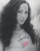 007 James Bond actress (Octopussy, A View to a Kill) and Page 3 topless model Vanya signed and