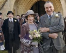 Downton Abbey classic TV drama series colour 8x10 photo signed by actress Phyllis Logan