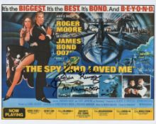 007 James Bond movie The Spy Who Loved Me 8x10 photo signed by actress Caroline Munro