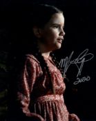 Little House on the Prairie colour 8x10 photo signed by actress Melissa Gilbert who played Laura