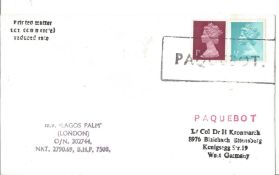 paquebot cover.