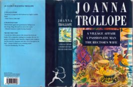 Joanne Trollope signed A village affair, A passionate man and The Rector's wife hardback book.
