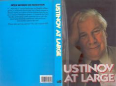 Peter Ustinov signed Ustinov at large hardback book.