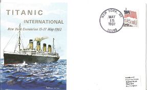 Titanica wórld premiere imax film FDC. 24/10/92 New York póstmark.