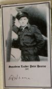 WW2 RAF Squadron Leader Peter Hearne DFC Signed picture. Good condition. We combine postage on