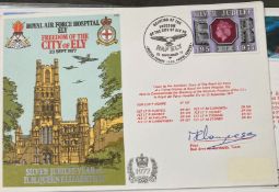 Red Arrows pilot signed RAF Hospital Ely Freedom of the City of Ely 23 Sept 1977 Red Arrows FDC.