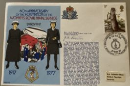 WW1 Navy Mrs J A S Rossiter signed 60th ann of the Formation of the Women's Royal Naval Service 29
