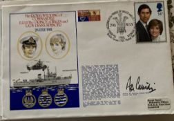 Royal Navy Admiral Sir Desmond Cassidi KCB Second Sea Lord signed The Royal Wedding of HRH Prince of