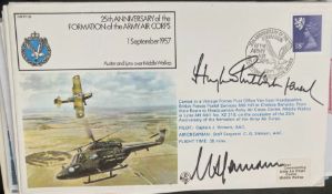 RAF Gen Sir Hugh Stockwell GCB and Maj Gen M.B. Farndale CB signed RAF FF 39 25th ann of the
