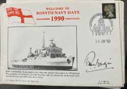 Royal Navy signed HMS Intrepid Welcome to Rosyth Navy Days 1990 Naval FDC. Good condition. We