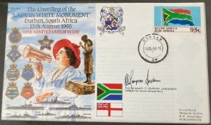 WW2 Royal Navy Vice Admiral R.C. Simpson-Anderson Chief of South African Navy signed RNSC(6)15