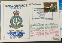 RAF Sealand Air Marshall Sir John Rowlands GC signed 30 years in Maintenance Command 1 May 192 RAF