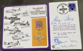WW2 Battle of Britain Alan Deere, H.E. Tappin, J.A. Haden, Peter Ayerst and Martin Withers signed