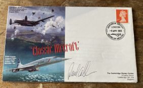 Rare Concorde signed RAF Classic Aircraft cover depicting Lancasters of 617 sqn and BA inaugural