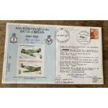 4 BOB vets signed cover. RAF 40th anniv of Battle of Britain 1940-1980 RAF Coltishall 20 sept 80
