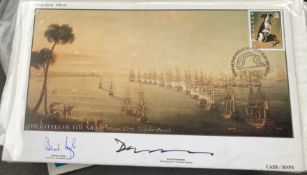 Royal Navy Derek Hayes and David Shannon signed RNSC 6(24) The Battle of the Nile 1 Aug 1798,