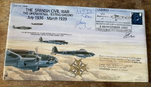 RAF 67th anniv The Spanish Civil War - The Operational Testing Ground Jul 1936 - Mar 1939 signed Flt