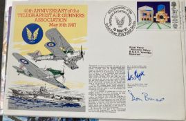 Royal Navy L.D. Sayer DSM and D.A. Bunce GCM signed RNSC(5)5 40th ann of the Telegraphist Air