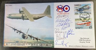 WW2 Escaper Grp Capt WSO Randle DFM signed Stampex 1993 75th Ann of the RAF 3 Mar 93 WW1 RAF FDC