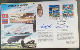 WW2 Air Chief Marshall Sir Kenneth Cross and Maj R.T Partridge Royal Marines signed JS/50/40/1