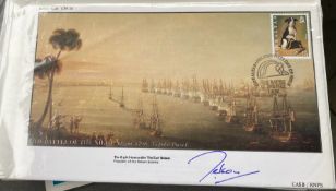 Royal Navy Rt Hon The Earl Nelson signed RNSC 6(24) The Battle of the Nile 1 Aug 1798, Nicholas