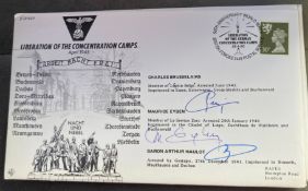 WW2 Charles Brusselairs, Maurice Eyben and Baron Arthur Haulot signed JS/50/45/9 Liberation of the
