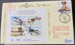 RAF WW2 Wg Cdr Pat Hancock DFC signed JSF 3 70th ann of the Battle of the Somm 1 July - 18 Nov
