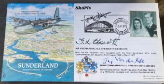 RAF Air Vice Marshal G.A. Chesworth and Wg Cdr R.E.C. Van der Kiste signed RAF(PandP)3