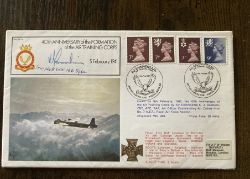 Autograph Auction Victoria Cross winners, RAF Bomber Aces, Navy, Battle of Britain, Military signed covers