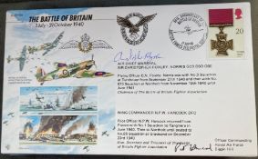 WW2 Air Chief Marshal Sir Christopher Foxley-Norris and Wg Cdr N Pat Hancock signed JS/50/40/6 The