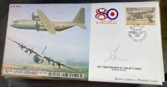 RAF Air Chief Marshal Sir David Cousins signed JS(CC)46 RAF 80(6) 80th ann of the RAF 01.04.98 RAF