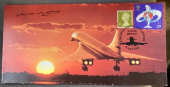 Concorde Flown Sir Arnold Hall Kt signed 30th ann of Concorde Filton Bristol 2 Mar 1999 Concorde