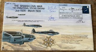 RAF 67th anniv The Spanish Civil War - The Operational Testing Ground Jul 1936 - Mar 1939 signed Flt