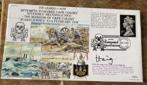 WW2 Colditz POW Earl Haig signed cover. RAF Boer War 29 - The Guerilla War Attempts to Invade Cape