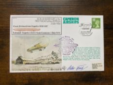 RAF Flown Oskar Fink signed 80th Ann of the First Flight of the Zeppelin 2 Jul 1900 RAF FF 18