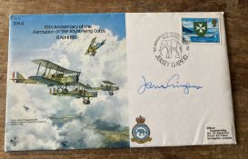 RAF B6 70th anniv of the Formation of the Royal Flying Corps 12 April 1912 DH4 signed ACM Sir John