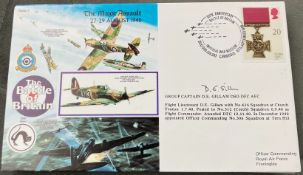 WW2 Battle of Britain Grp Capt D.E. Gillam DSO DFC AFC signed RAFA 11 The Major Assault 27-29 Aug