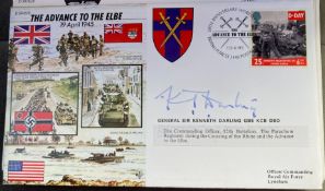 WW2 General Sir Kenneth Darling signed JS/50/45/8 The Advance to the Elbe 19 April 1945 WW2 FDC.