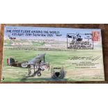 RAF The First Flight Around the World 4 Apr - 28 Sept 1924 COF 21 - 1924 cover signed Robert