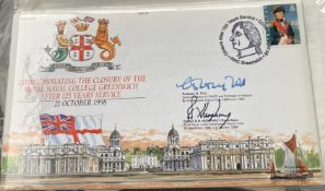 Royal Navy Prof G. Till and Capt D.R. Humphrey signed RNSC(6)25 Comm the Closure of the Royal