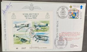 RAF WW2 Wg Cdr R.C. Wilkinson OBE DFM signed JSF 24 RAF Halton Show 18 June 1988 RAF FDC. Good