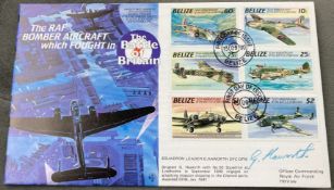 WW2 Battle of Britain Sqn Ldr G. Haworth DFC DFM signed RAFA 20 RFDC The RAF Bomber Aircraft which