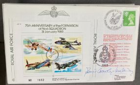 RAF WW2 Air Marshal Sir Denis Crowley-Milling KCB CBE DSO signed JSF 11 75th ann of the Formation of