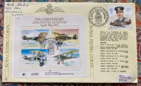 RAF Flown Bob Foster signed 605 sqn 1939-1941 signed 70th Ann of the Battle of Arras April-May