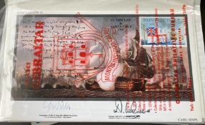 Royal Navy Cmdr J.R. Willis and Prof Leslie P LE Quesne signed RNSC 6(21) Horatio Nelson St